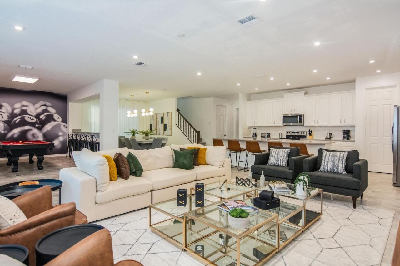 Brand New 9 Bedrooms House With Private Pool, Star Wars Game Room, Theme Rooms And Lake View Sa2145 Kissimmee Extérieur photo